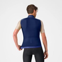 CASTELLI Cyklistická vesta - ESPRESSO 2 - modrá
