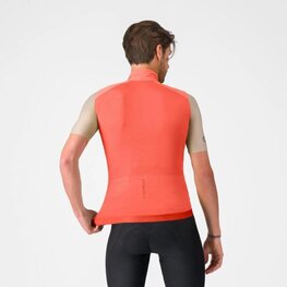 CASTELLI Cyklistická vesta - ESPRESSO 2 - červená
