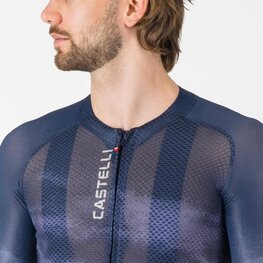 CASTELLI Cyklistický dres s krátkym rukávom - CLIMBER'S A/C - modrá