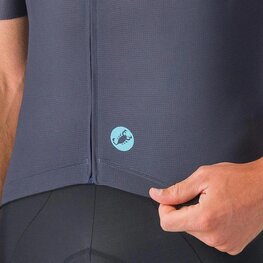 CASTELLI Cyklistický dres s krátkym rukávom - ENTRATA APEX - modrá