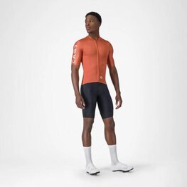 CASTELLI Cyklistický dres s krátkym rukávom - ENTRATA APEX - červená