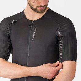 CASTELLI Cyklistický dres s krátkym rukávom - UNLIMITED PRO 2 - čierna