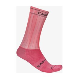 CASTELLI Cyklistické ponožky klasické - FAST FEET 4 - ružová