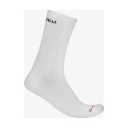 CASTELLI Cyklistické ponožky klasické - AERO RACE PRO 20 - biela