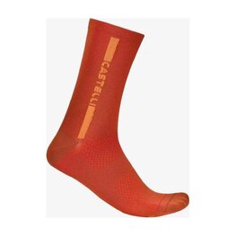 CASTELLI Cyklistické ponožky klasické - LINEA LOGO 15 - červená