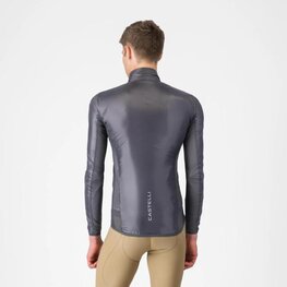 CASTELLI Cyklistická vetruodolná bunda - ARIA SHELL 2 - šedá