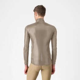 CASTELLI Cyklistická vetruodolná bunda - ARIA SHELL 2 - béžová