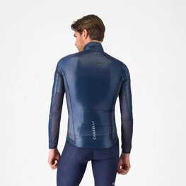 CASTELLI Cyklistická vetruodolná bunda - ARIA SHELL 2 - modrá