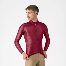 CASTELLI Cyklistická vetruodolná bunda - ARIA SHELL 2 - bordová
