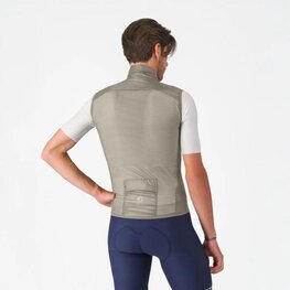 CASTELLI Cyklistická vesta - ARIA 2 - béžová