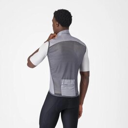 CASTELLI Cyklistická vesta - ARIA 2 - strieborná