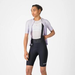 CASTELLI Cyklistické nohavice krátke s trakmi - ESPRESSO 2 W DT - čierna