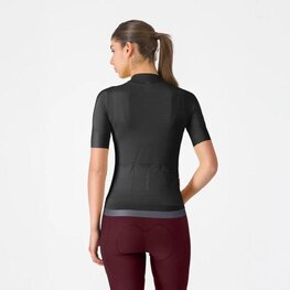 CASTELLI Cyklistický dres s krátkym rukávom - ESPRESSO 2 W - čierna