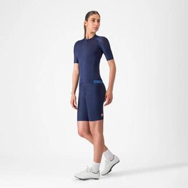 CASTELLI Cyklistický dres s krátkym rukávom - ESPRESSO 2 W - modrá