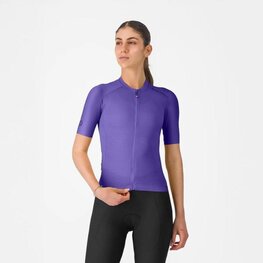 CASTELLI Cyklistický dres s krátkym rukávom - ESPRESSO 2 W - fialová