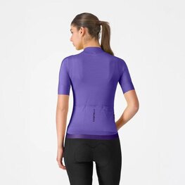 CASTELLI Cyklistický dres s krátkym rukávom - ESPRESSO 2 W - fialová