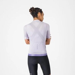 CASTELLI Cyklistický dres s krátkym rukávom - ESPRESSO 2 W - fialová