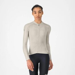 CASTELLI Cyklistický dres s dlhým rukávom letný - ESPRESSO 2 W - ivory
