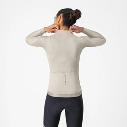 CASTELLI Cyklistický dres s dlhým rukávom letný - ESPRESSO 2 W - ivory