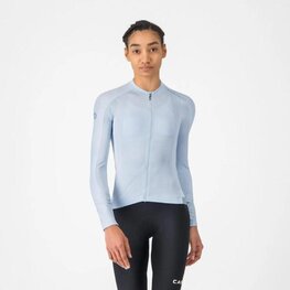 CASTELLI Cyklistický dres s dlhým rukávom letný - ESPRESSO 2 W - modrá