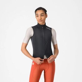 CASTELLI Cyklistická vesta - ESPRESSO 2 W - čierna