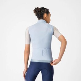 CASTELLI Cyklistická vesta - ESPRESSO 2 W - modrá
