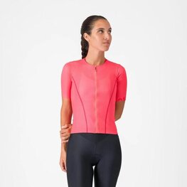 CASTELLI Cyklistický dres s krátkym rukávom - ANIMA FLOW - ružová