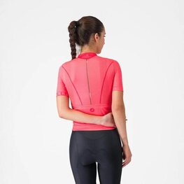 CASTELLI Cyklistický dres s krátkym rukávom - ANIMA FLOW - ružová