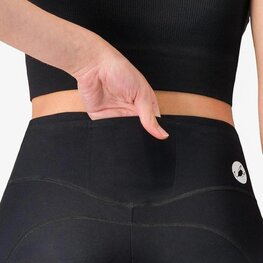CASTELLI Cyklistické nohavice krátke bez trakov - COMFORT TRAVEL - čierna