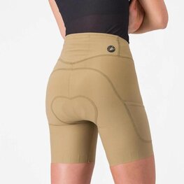 CASTELLI Cyklistické nohavice krátke bez trakov - COMFORT TRAVEL - béžová