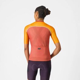 CASTELLI Cyklistický dres s krátkym rukávom - UNLIMITED 2 W - červená