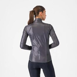 CASTELLI Cyklistická vetruodolná bunda - ARIA SHELL 2 W - šedá