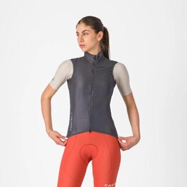 CASTELLI Cyklistická vesta - ARIA 2 W - šedá