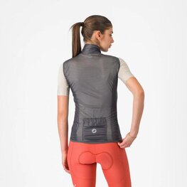 CASTELLI Cyklistická vesta - ARIA 2 W - šedá