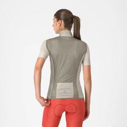 CASTELLI Cyklistická vesta - ARIA 2 W - béžová