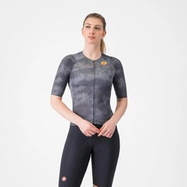 CASTELLI Cyklistický dres s krátkym rukávom - RACE 8S W - šedá