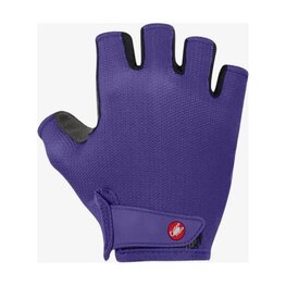 CASTELLI Cyklistické rukavice krátkoprsté - COMPETIZIONE W - fialová