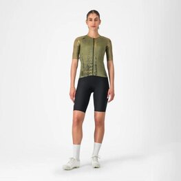 CASTELLI Cyklistický dres s krátkym rukávom - UNLIMITED PRO 2 W - zelená