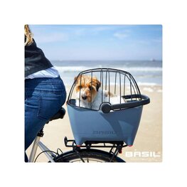 BASIL košík - BUDDY SPACE FRAME - čierna