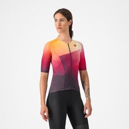 CASTELLI Cyklistický dres s krátkym rukávom - FREE SPEED 3 W RACE TOP - viacfarebná