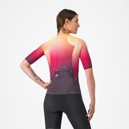 CASTELLI Cyklistický dres s krátkym rukávom - FREE SPEED 3 W RACE TOP - viacfarebná