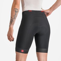 CASTELLI Cyklistické nohavice krátke bez trakov - TRI W SHORT - čierna