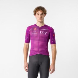 CASTELLI Cyklistický dres s krátkym rukávom - GIRO109 RACE 8S - cyklamenová