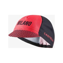 CASTELLI Cyklistická čiapka - GIRO109 TAPPA - čierna/červená