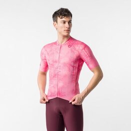 CASTELLI Cyklistický dres s krátkym rukávom - GIRO109 TROFEO - ružová