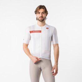 CASTELLI Cyklistický dres s krátkym rukávom - GIRO109 ROME - biela/červená