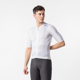 CASTELLI Cyklistický dres s krátkym rukávom - GIRO109 ESPRESSO 2 - biela