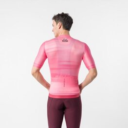 CASTELLI Cyklistický dres s krátkym rukávom - GIRO109 ESPRESSO 2 - ružová