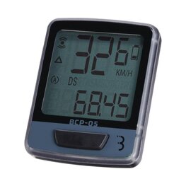 BBB cyklopočítač - DASHBOARD - šedá/čierna