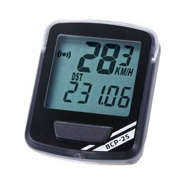 BBB cyklopočítač - NANOBOARD - strieborná/čierna